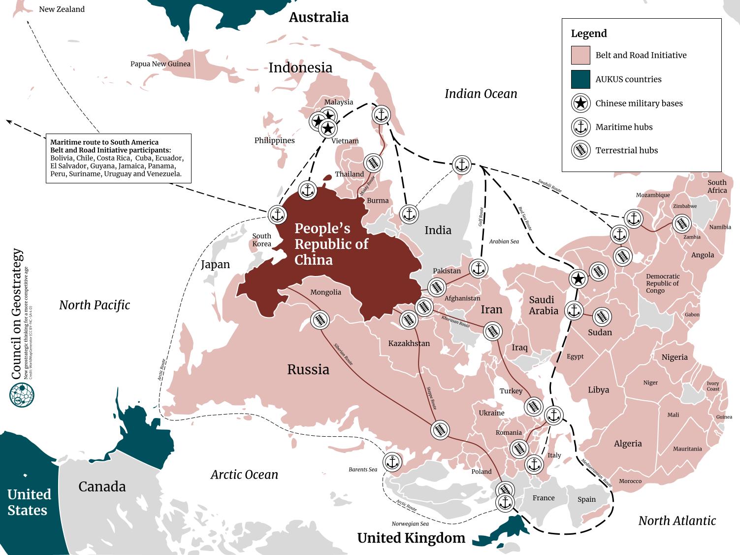 A Sinocentric world The Belt and Road Initiative Council on Geostrategy