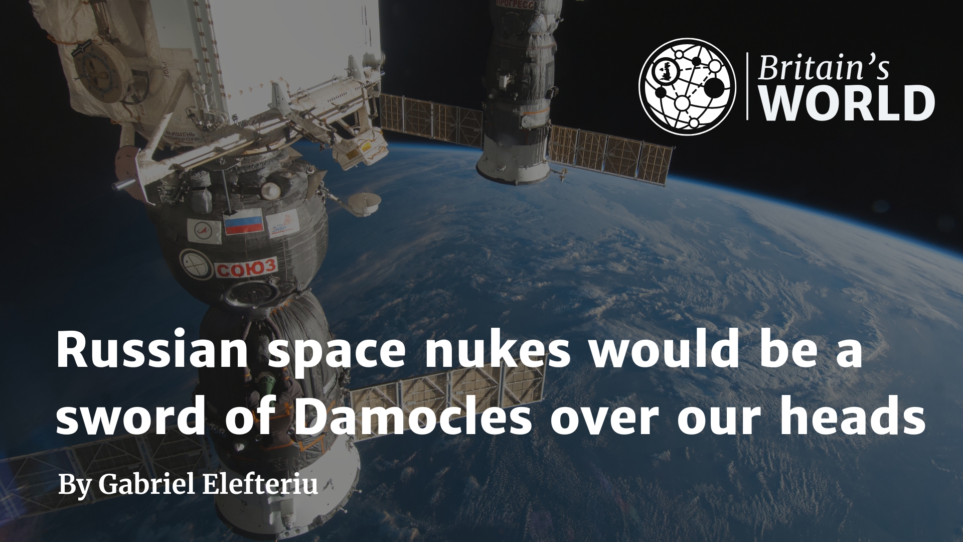 Russian space nukes would be a sword of Damocles over our heads