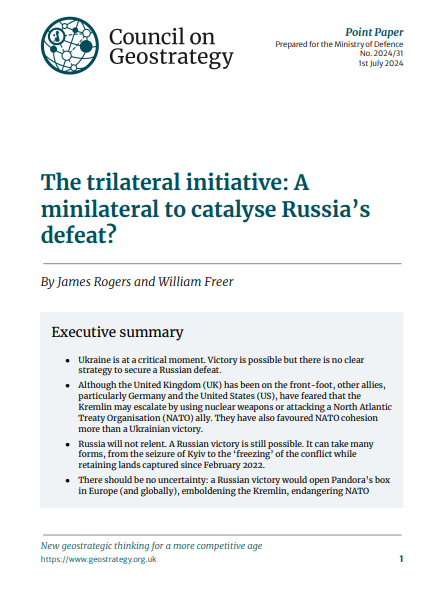 Secretary of State’s Office of Net Assessment and Challenge in the Ministry of Defence commission Point Paper